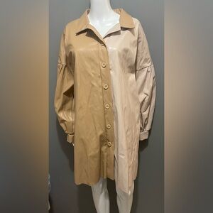 ASOS Faux Leather Jacket Size 14